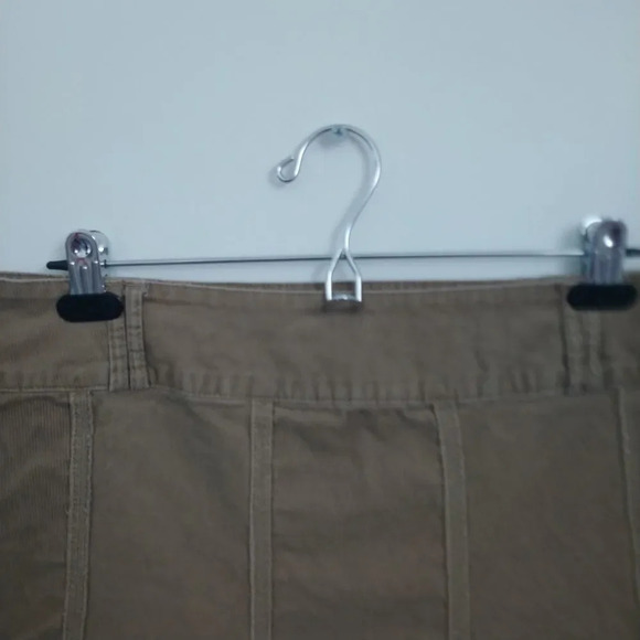 Smart Set Tan Corduroy Skirt, A-Line, 13 - Picture 2 of 5